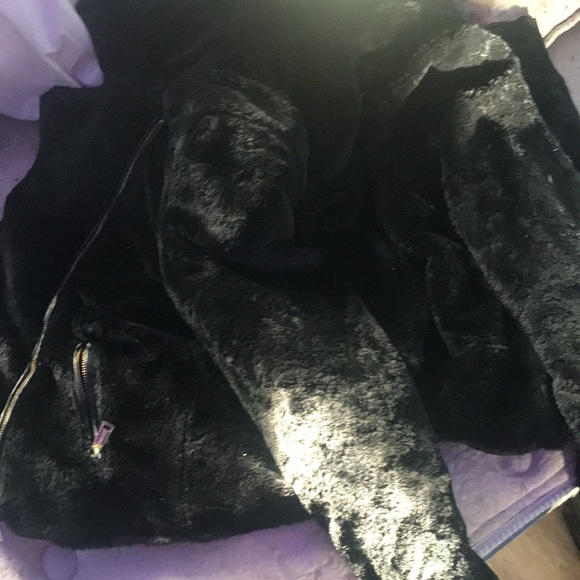 leather/ fur reversible coat - Picture 4 of 5